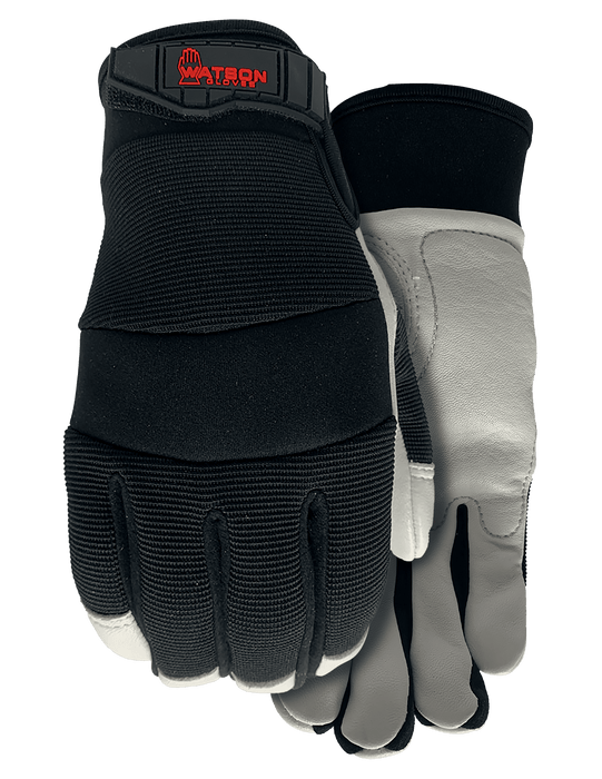 WATSON GLOVES - KNOCK OUT WASTENOT SPANDEX GOATSKIN PERFORMANCE [M] - 017-M