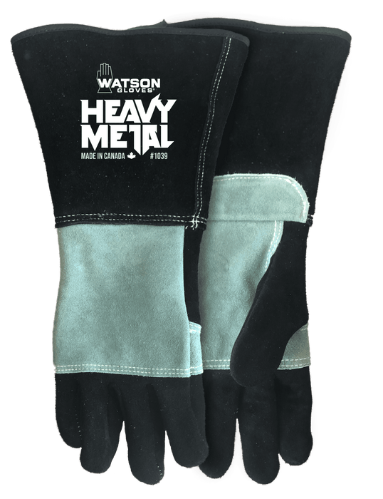 WATSON GLOVES - MELTDOWN ELKSPLIT ANSI 4 HEAT COW SPLIT PALM PATCH WELDING [S] - 1039-S