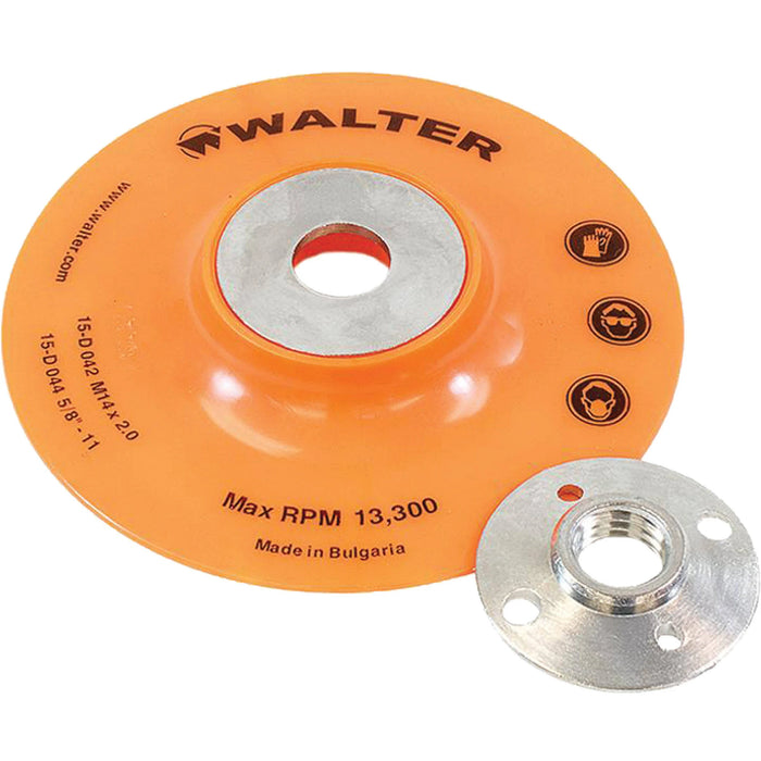 WALTER - 4-1/2"  5/8-11 BACKING PAD - 15D044