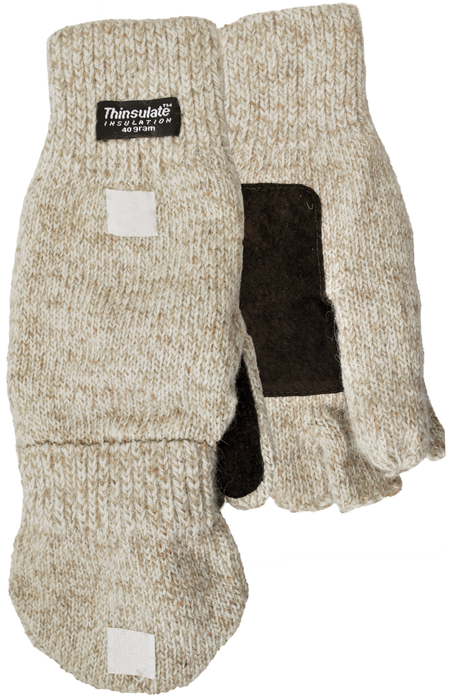WATSON GLOVES - WOOLY MAMMOTH FLIP TOP WOOL KNIT C40 THINSULATE [OS] - 1935
