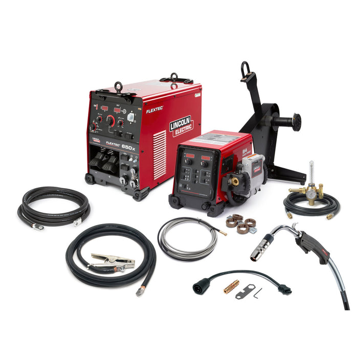 LINCOLN ELECTRIC - FLEXTEC® 650X MULTI-PROCESS WELDER W/ CROSSLINC™ / FLEX FEED® 84 ONE-PAK® - K3514-1