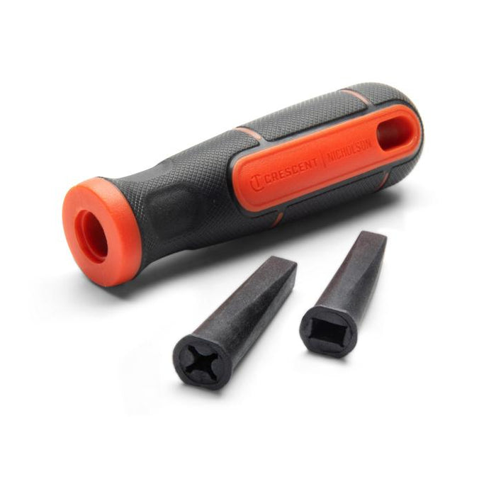 NICHOLSON - 4-1/2" ERGONOMIC FILE HANDLE WITH INSERTS - 21474H