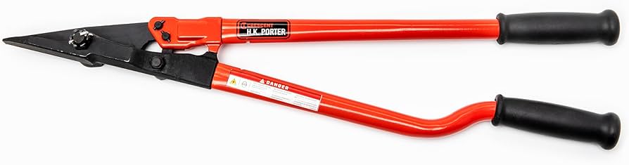 HK PORTER - CUTTER, 24", STRAP, 2" CAPACITY, STEEL - 2690GP