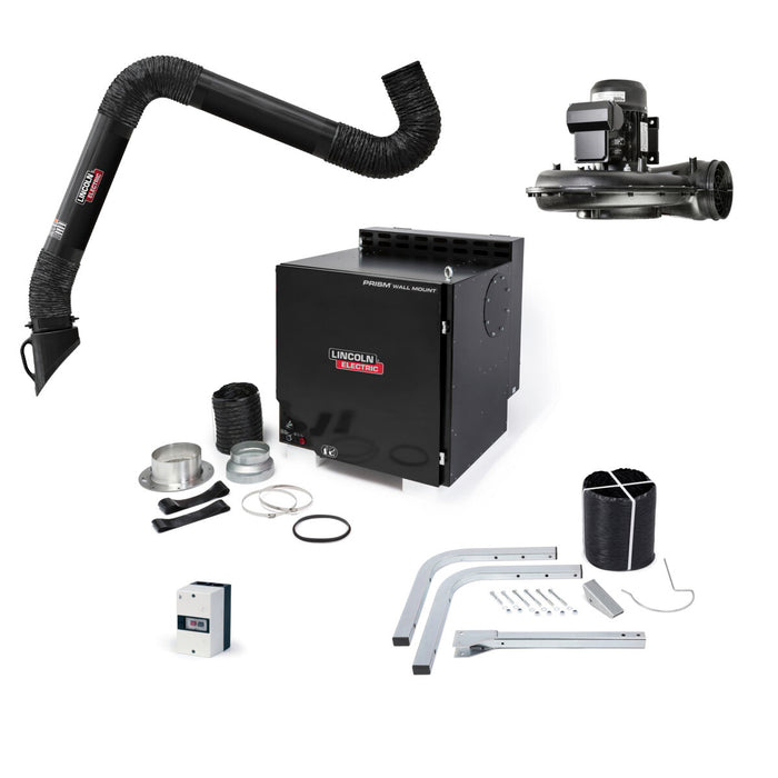 LINCOLN ELECTRIC - PRISM® WALL MOUNT MECHANIZED CLEANING ONE PAK®, SINGLE 10 FT. ARM, ARC SENSOR - K4468-5