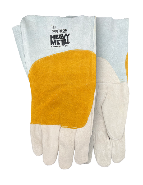 WATSON GLOVES - MAD COW REVERSED GRAIN COW CLUTE CUT WELDING [L] - 2735-L