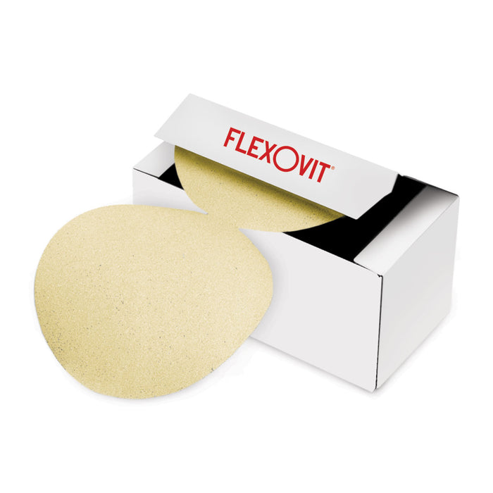 FLEXOVIT - 6" 240 GRIT HIGH PERFORMANCE™ ALUMINUM OXIDE STEARATE C WEIGHT PAPER PSA SANDING DISC - 28544