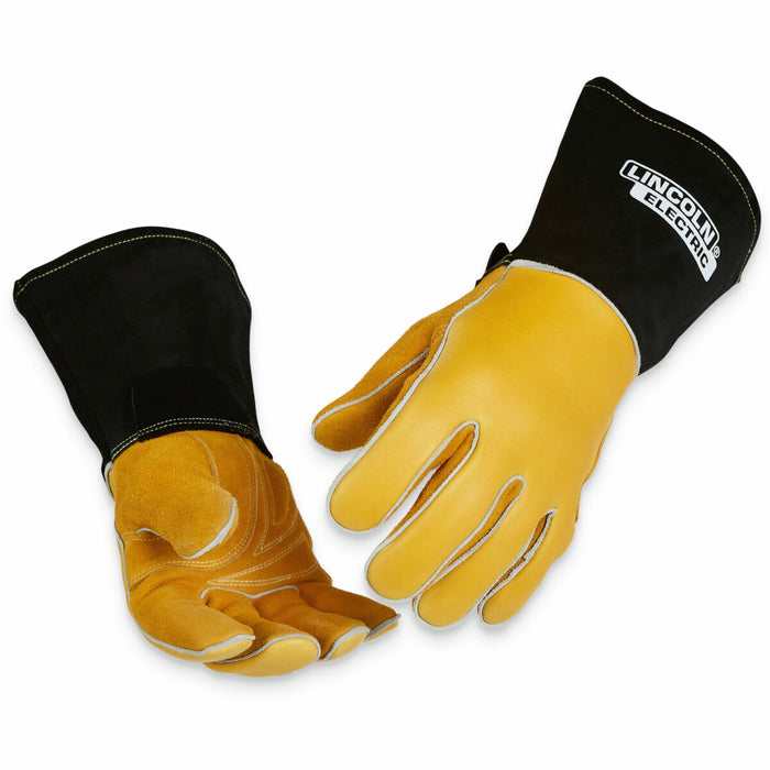 LINCOLN ELECTRIC - PREMIUM 8 SERIES ELKSKIN STICK/MIG WELDING GLOVES [L] - K4788-L