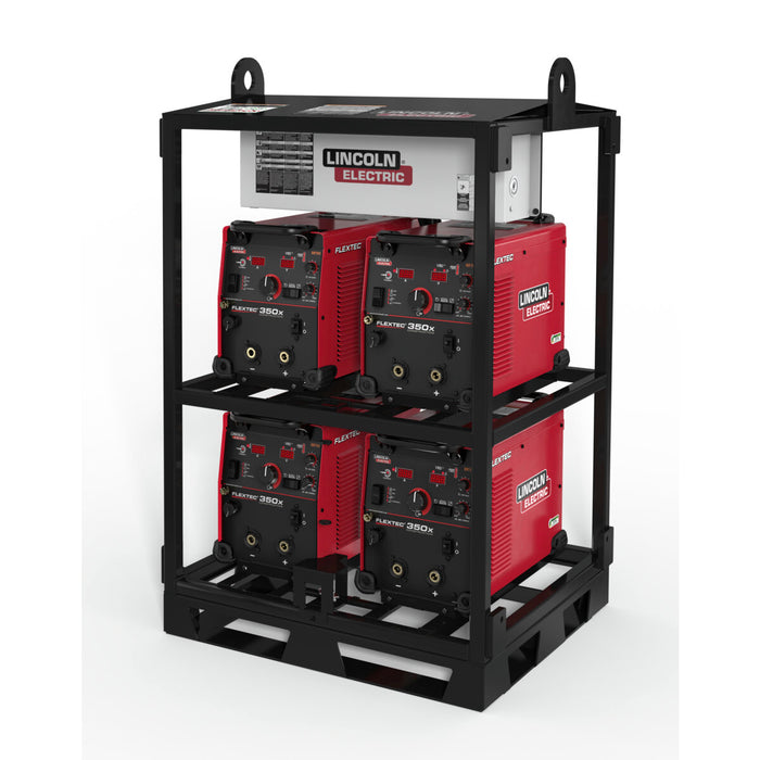LINCOLN ELECTRIC - FLEXTEC® 350X CONSTRUCTION (TWECO) 4-PACK RACK - K3402-3