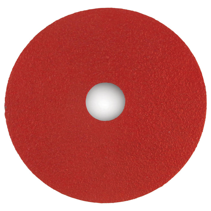 FLEXOVIT - 4-1/2" X 7/8" 50 GRIT SANDSTORM™ CERAMIC ALUMINA RESIN FIBER DISC - 32818
