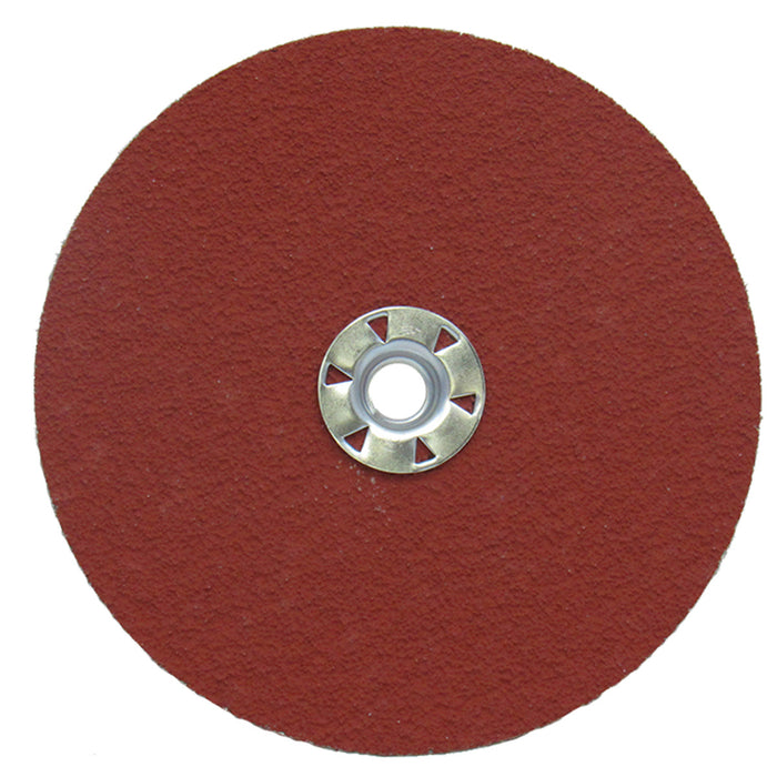 FLEXOVIT - 5" X 5/8"-11 24 GRIT SANDSTORM™ CERAMIC ALUMINA PLUS RESIN FIBER DISC - 33291