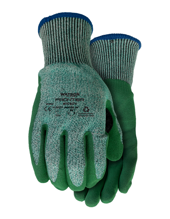 WATSON GLOVES - STEALTH FRONTIER A5 13GG WASTENOT SANDY LATEX COATED [XXL] - 351-XXL
