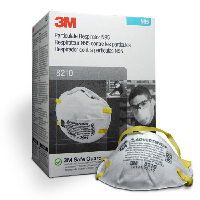 3M - PARTICULATE N95 RESPIRATOR MASK [20/PK] - 8210