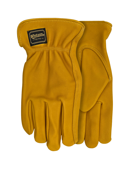 WATSON GLOVES - WILD DEERSKIN FULLGRAIN DEER DRIVER [S] - 477-S