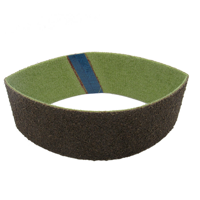 FLEXOVIT -  3-1/2" X 15-1/2" MEDIUM RED ALUMINUM OXIDE SURFACE CONDITIONING BELT - 49376