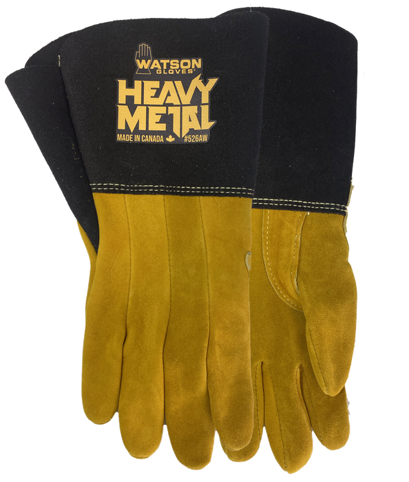WATSON GLOVES - DR FEEL GOOD FULLGRAIN REVERSE ELK CLUTE CUT WELDING [08] - 526AW-08