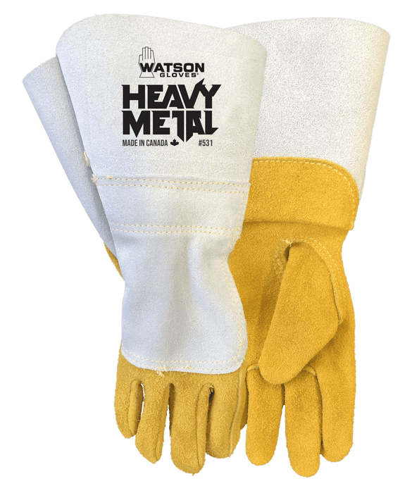 WATSON GLOVES - IRON MAIDEN SPLIT ELK COWSPLIT BACK PATCH WOMENS WELDING [M] - 531-M
