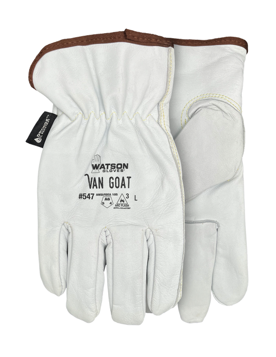 WATSON GLOVES - VAN GOAT A6 CUTSHIELD FULLGRAIN GOAT DRIVER [XL] - 547-X
