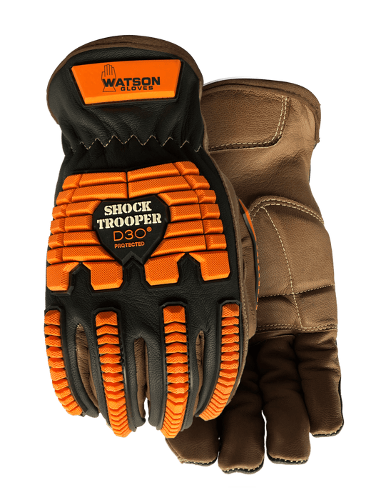 WATSON GLOVES - SHOCK TROOPER A7 D30 BACK OF HAND & ANTIVIBE PALM GOATSKIN [XL]XXL - 5785-XXXL