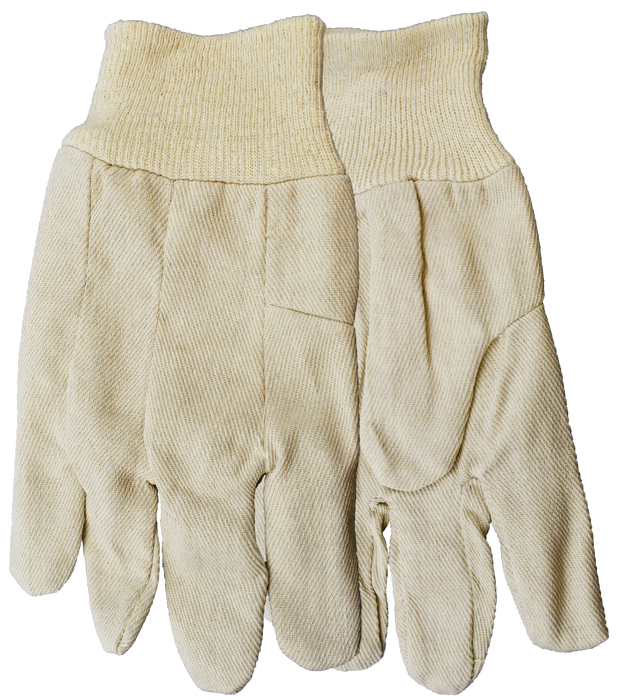 WATSON GLOVES - WHITE ON LIGHTWEIGHT COTTON KNIT WRIST FABRIC [OS] - 6926