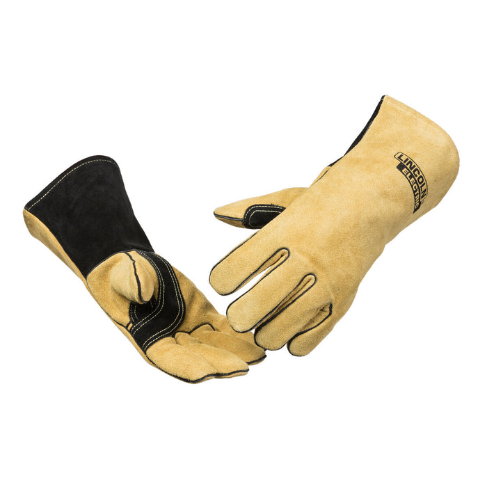 LINCOLN ELECTRIC - HEAVY DUTY STICK/MIG WELDING GLOVES [M] - K4082-M