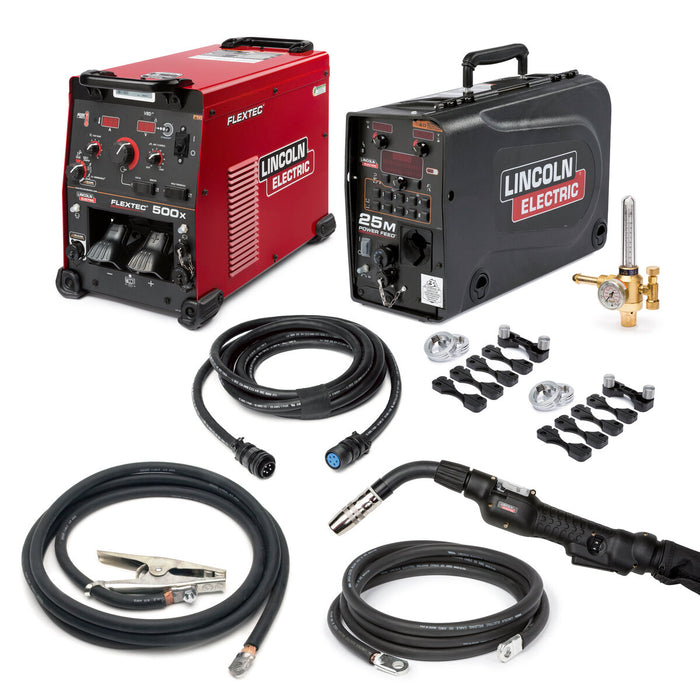 LINCOLN ELECTRIC - FLEXTEC® 500X / POWER FEED® 25M / MAGNUM® PRO AL FT PUSH-PULL ONE-PAK® - K6554-1