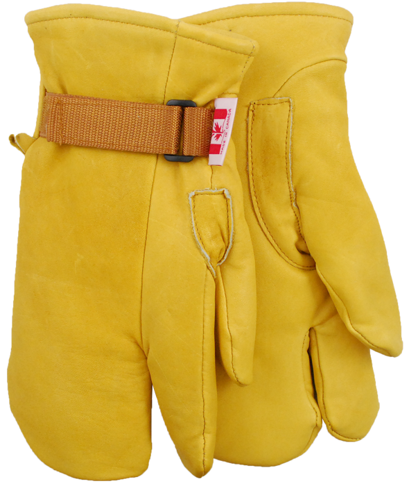 WATSON GLOVES - EXPEDITION NORTH FULL COW C300 LINED 1 FINGER MITT [S] - 9241T-S