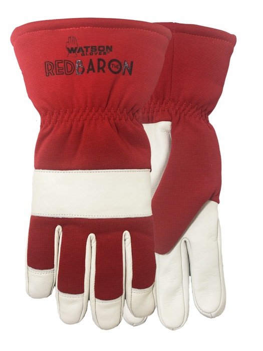 WATSON GLOVES - RED BARON WASTENOT FULL COW SHERPA LINED GAUNTLET COMBO [XL] - 94001-X