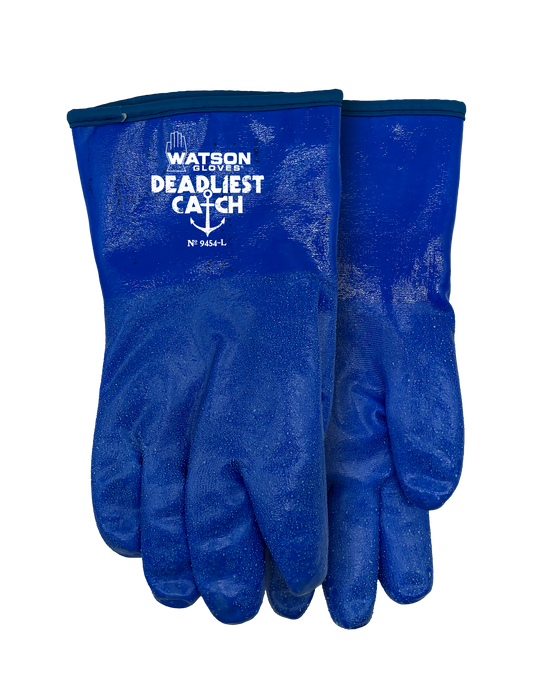 WATSON GLOVES - DEADLIEST CATCH POLYURETHANE COATING ACRYLIC LINED COATED [L] - 9454-L