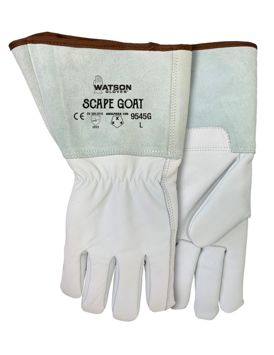 WATSON GLOVES - SCAPE GOAT FULLGRAIN GOATSKIN GAUNTLET C100 LINED [M] - 9545G-M