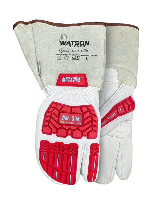 WATSON GLOVES - VAN GOAT A7 FULL GOAT GAUNTLET 1 FINGER C100 LINED [XL] - 9549TPR1F-X