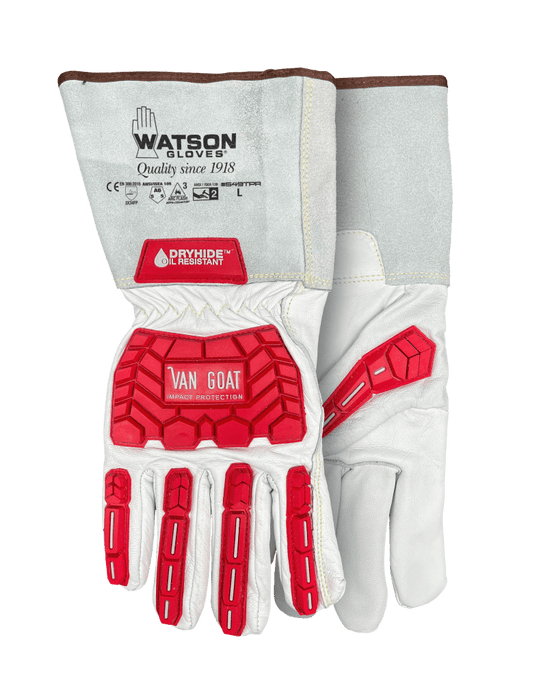 WATSON GLOVES - VAN GOAT A7 FULLGRAIN GOAT GAUNTLET C100 LINED TPR [XXXL] - 9549TPR-XXXL