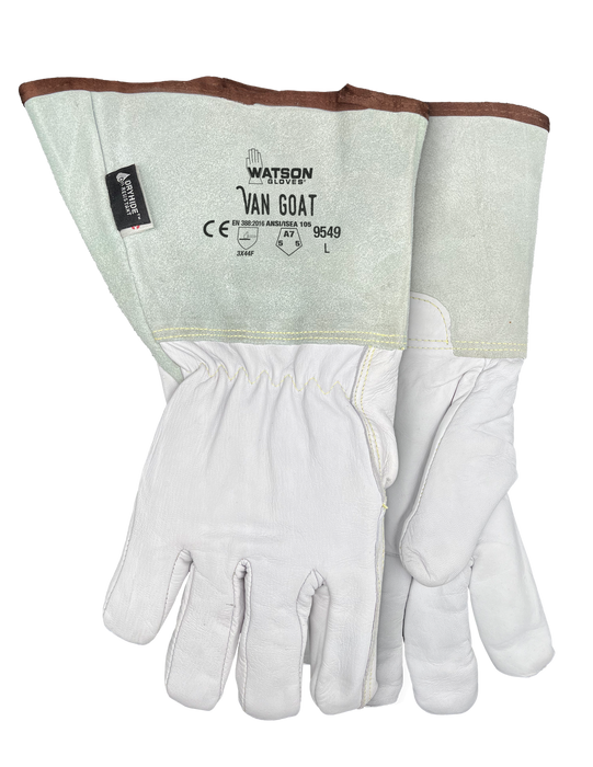 WATSON GLOVES - VAN GOAT A7 FULLGRAIN GOAT GAUNTLET C100 LINED [XL] - 9549-X