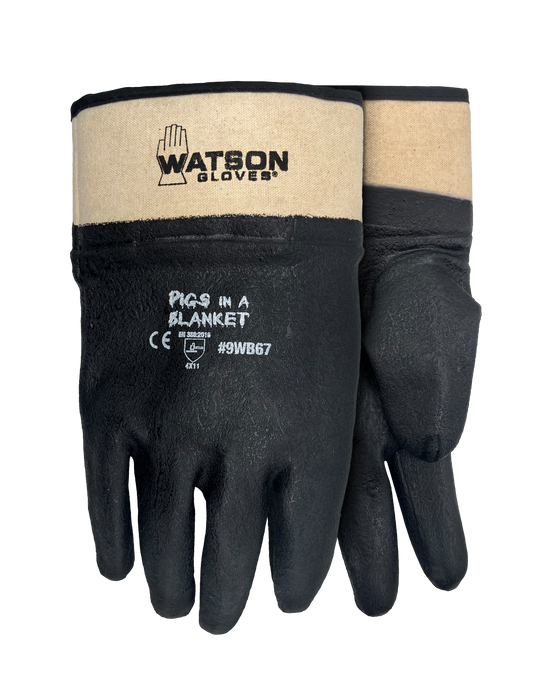 WATSON GLOVES - PIGS IN A BLANKET NITRILE PVC BLEND C40 LINED [OS] - 9WB67