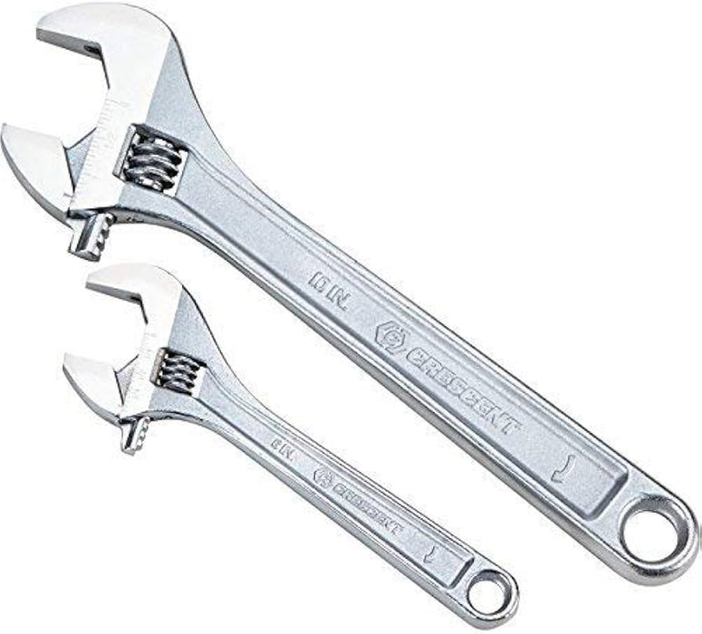 CRESCENT - ADJ WRENCH, 6", 10", SET, 2PC - AC2610VS