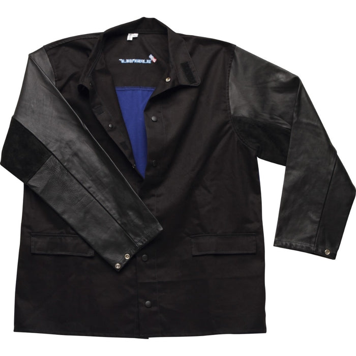 BLUESHIELD Leather Welding Jacket Black - Large