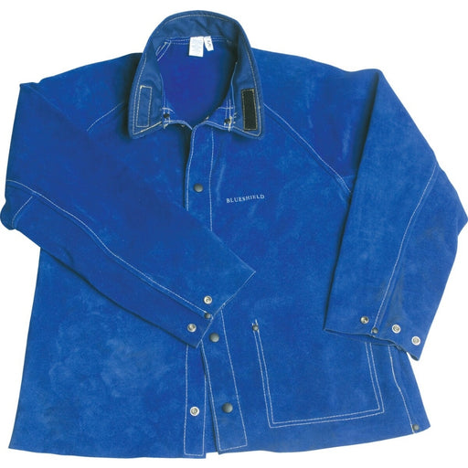 BLUESHIELD Leather Welding Jacket Blue - Large