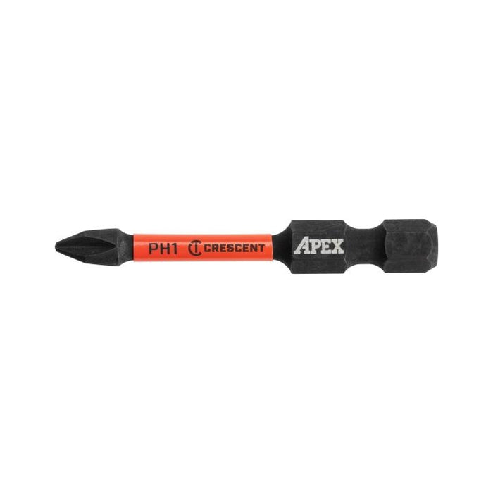 CRESCENT CT APEX BIT,VORTEX,2",PH1,25PK - CAVB2PH1-25