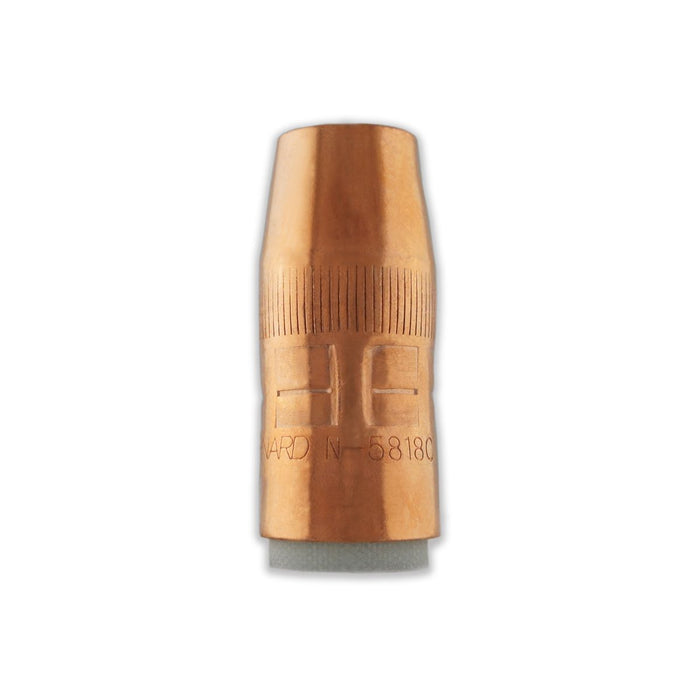 BERNARD - CENTERFIRE NOZZLE - LARGE - 5/8" BORE, 1/8" RECESS - COPPER - N5818C