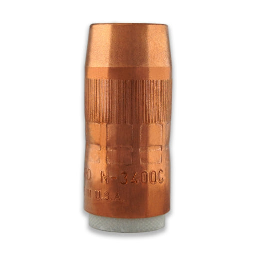 Bernard Centerfire Thread-On Nozzle Large (Pack of 10) - 3/4" Bore - Flush Tip - Copper