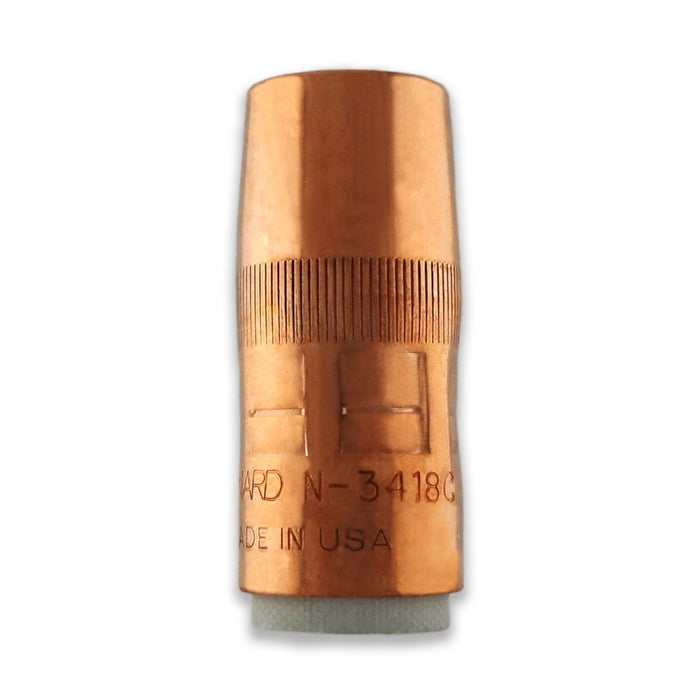 Bernard Centerfire Thread-On Nozzle Large (Pack of 10) - 3/4" Bore - 1/8" Recess - Copper