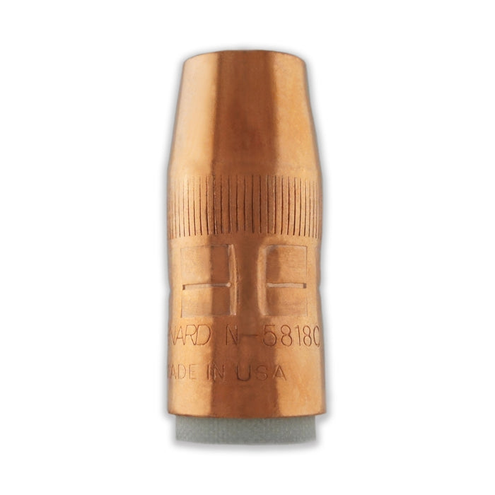 Bernard Centerfire Thread-On Nozzle Large (Pack of 10) - 5/8" Bore - 1/8" Recess - Copper