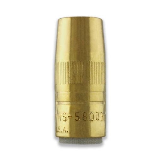 Bernard Centerfire Thread-On Nozzle Small (Pack of 10) - 5/8" Bore - Flush Tip -Brass