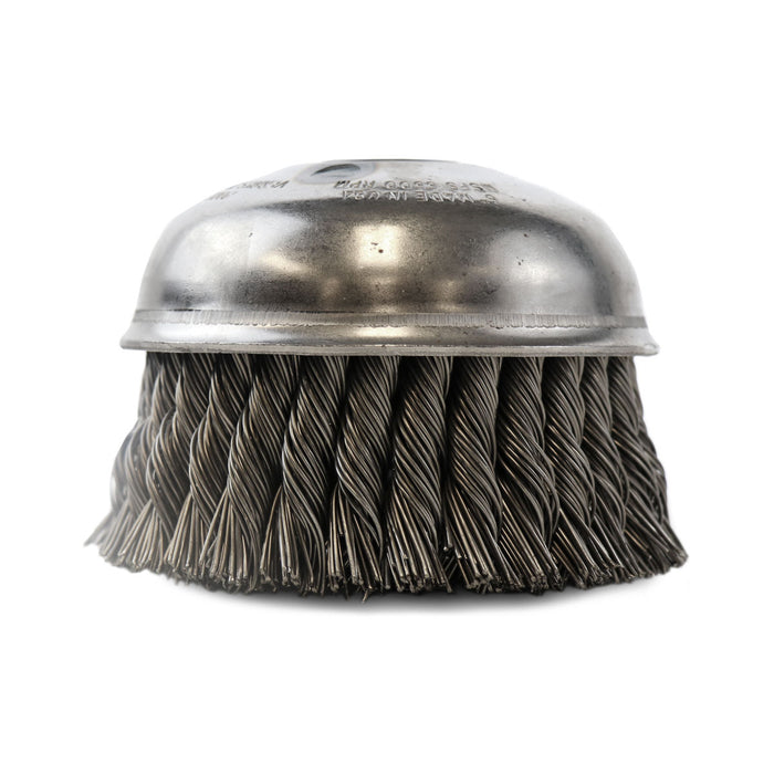 FLEXOVIT - 6"X5/8-11 .035 CARBON WIRE CUP BRUSH - C1650