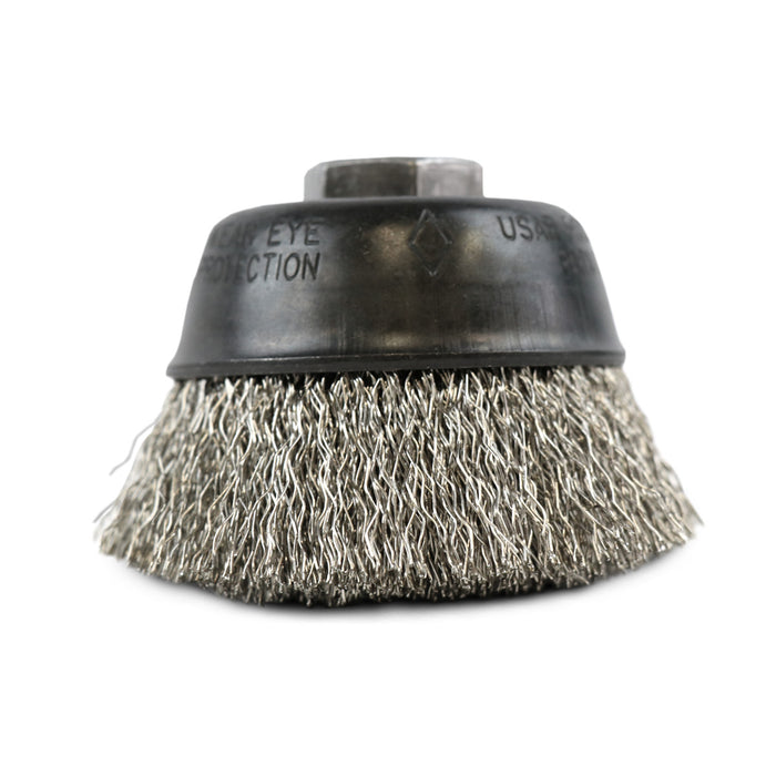 FLEXOVIT - 2-3/4"XM14-2.0 .014  STAINLESS WIRE CUP BRUSH - C1745