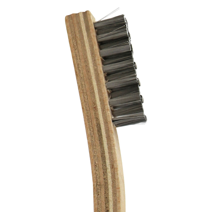 FLEXOVIT - 3 ROWS X 7 ROWS; LACEBACK .006 STAINLESS SCRATCH BRUSH - C2020