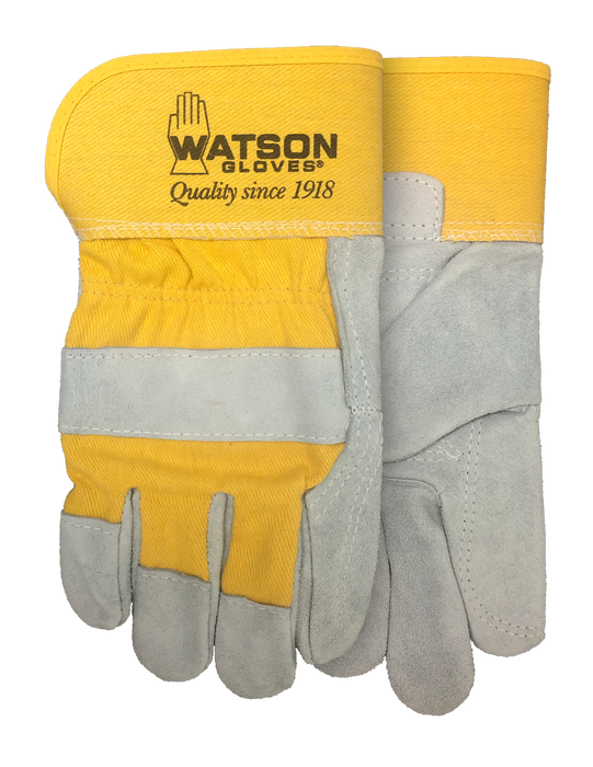 WATSON GLOVES - DOUBLE DUTY HEAVY SPLIT COW DOUBLE PALM COMBO [OS] - C281DP