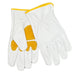 Goatskin Work Gloves w/ Palm Reinforcement - Large