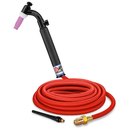 CK Worldwide CK26 Torch Pkg 200A - CK26V-25-RSF FX - 25 ft - With Gas Valve - Superflex Cable