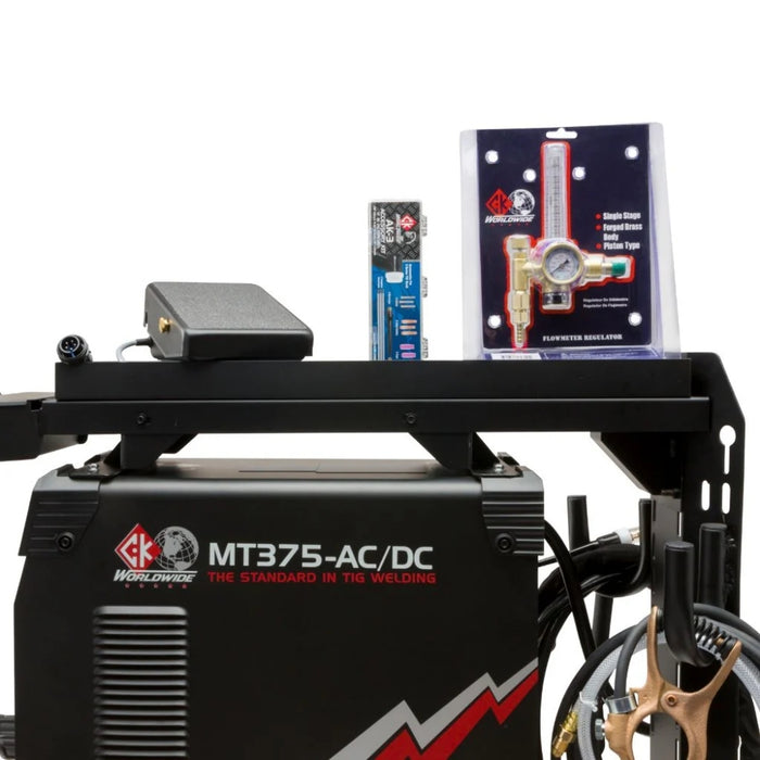 CK Worldwide MT375-AC/DC TIG Power Source 375 Amp w/ water cooler & cart