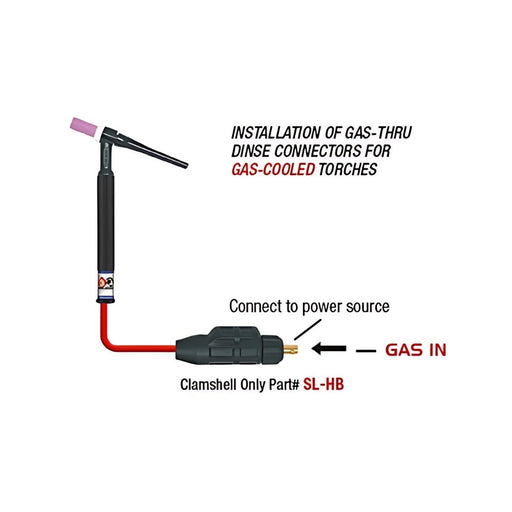 CK Worldwide SL8-25 Gas Cooled Safe Loc for Dinse 25